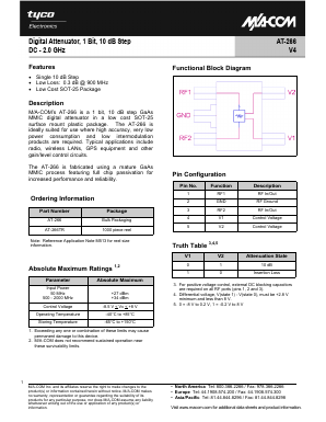 AT-266 Datasheet PDF Tyco Electronics