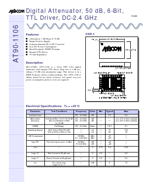 AT90-1106 Datasheet PDF Tyco Electronics