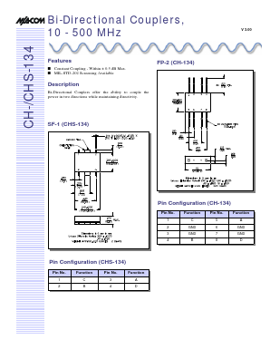 CHS-134 Datasheet PDF Tyco Electronics