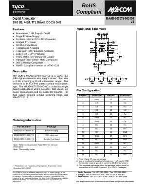 MAAD-007079-000100 Datasheet PDF Tyco Electronics