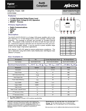 MAAP-000078-SMB004 Datasheet PDF Tyco Electronics