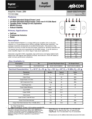 MAAP-000079-SMB001 Datasheet PDF Tyco Electronics