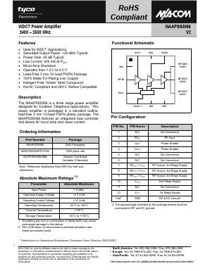 MAAPSS0066SMB Datasheet PDF Tyco Electronics