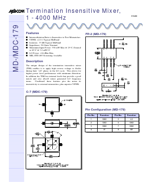 MD-179 Datasheet PDF Tyco Electronics