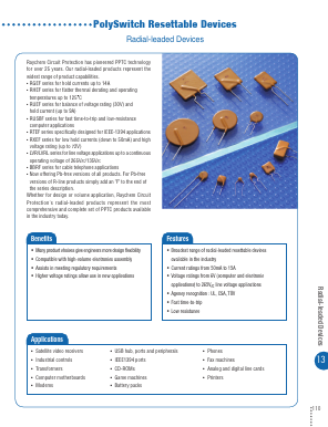 RHEF800-2 Datasheet PDF Tyco Electronics