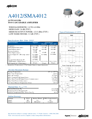 A4012 Datasheet PDF Tyco Electronics
