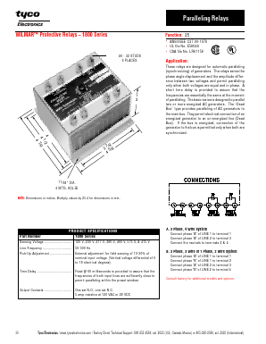 1830X Datasheet PDF Tyco Electronics