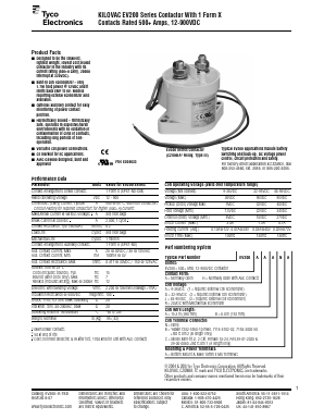 EV200HJACA Datasheet PDF Tyco Electronics