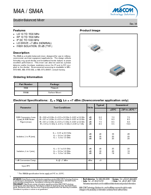 SM4A Datasheet PDF Tyco Electronics
