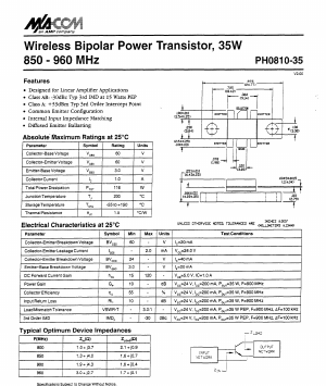 PH081O-35 Datasheet PDF Tyco Electronics