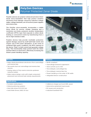 ZEN132V230A16LS Datasheet PDF Tyco Electronics