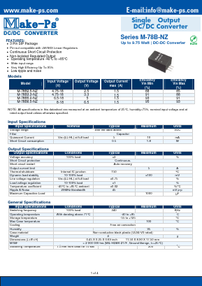 M-78B6.5-NZ Datasheet PDF Make-Ps