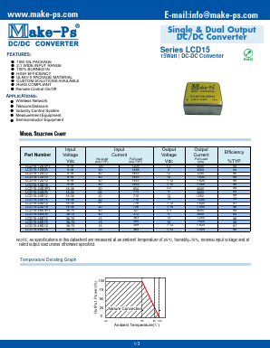 LCD15-24S12 Datasheet PDF Make-Ps