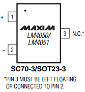 LM4050AEM3-3.0-T Datasheet PDF Maxim Integrated