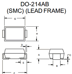 SMLJ54A-TP-HF Datasheet PDF Micro Commercial Components