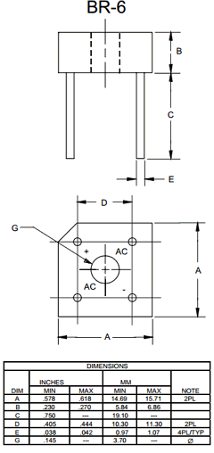 MB106-BP Datasheet PDF Micro Commercial Components