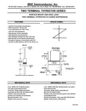 3T080A Datasheet PDF MDE Semiconductor