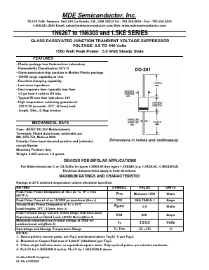 1N6285A Datasheet PDF MDE Semiconductor