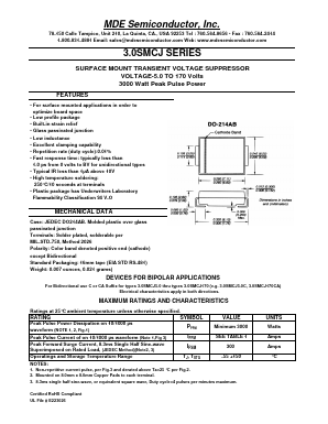 3.0SMCJ Datasheet PDF MDE Semiconductor