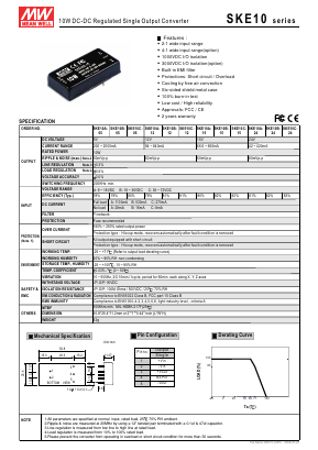SKE10B-24 Datasheet PDF Mean Well Enterprises Co., Ltd.