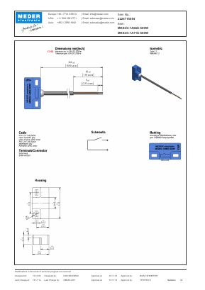 MK0241A66E500W Datasheet PDF Meder Electronic