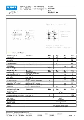 DIP05-1A72-12L Datasheet PDF Meder Electronic