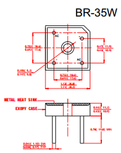 BR351W Datasheet PDF Master Instrument Corporation