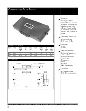 4031 Datasheet PDF Micronetics, Inc.