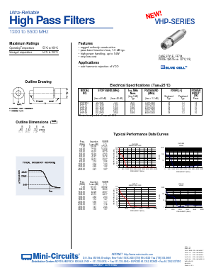 VHP-16 Datasheet PDF Mini-Circuits