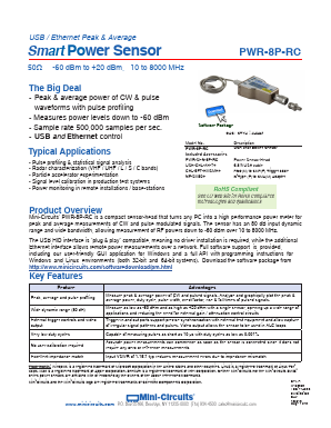 PWR-8P-RC Datasheet PDF Mini-Circuits