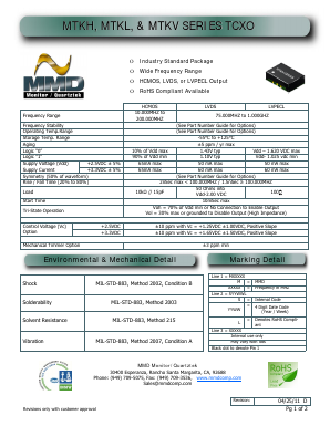 MTKH230FA Datasheet PDF MMD Components