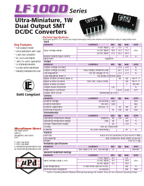 LF111D Datasheet PDF MicroPower Direct, LLC