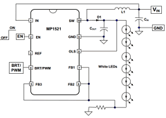 MP1521EK-LF-Z Datasheet PDF Monolithic Power Systems