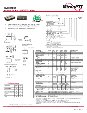 MVS63T1CJ-R Datasheet PDF MTRONPTI