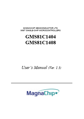 GMS81C1404ESK Datasheet PDF MagnaChip Semiconductor
