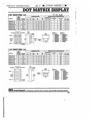 MTAN2157-AG Datasheet PDF Marktech Optoelectronics
