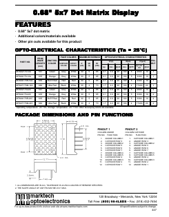 MTAN2170-12A Datasheet PDF Marktech Optoelectronics