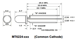 MT6324-URUG Datasheet PDF Marktech Optoelectronics