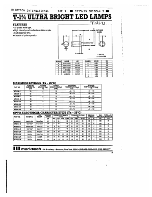 MT350-UR Datasheet PDF Marktech Optoelectronics