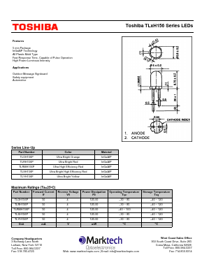 TLSH156P Datasheet PDF Marktech Optoelectronics