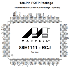 88E1111-XX-BAB-C000 Datasheet PDF Marvell Semiconductor