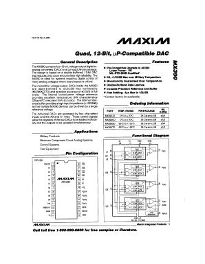 MX390KD Datasheet PDF Maxim Integrated