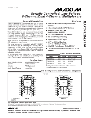 MAX350C Datasheet PDF Maxim Integrated