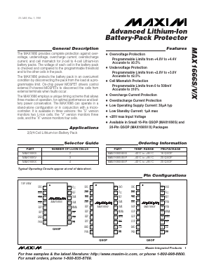 MAX1666SEEE Datasheet PDF Maxim Integrated
