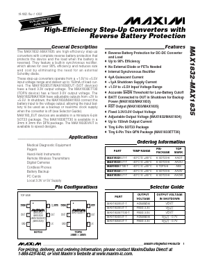 MAX1833 Datasheet PDF Maxim Integrated