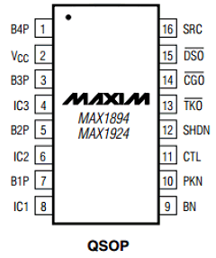 MAX1924 Datasheet PDF Maxim Integrated