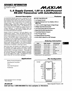 MAX3218CWP Datasheet PDF Maxim Integrated