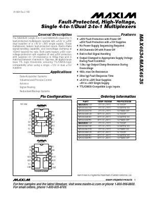 MAX4535CUD Datasheet PDF Maxim Integrated