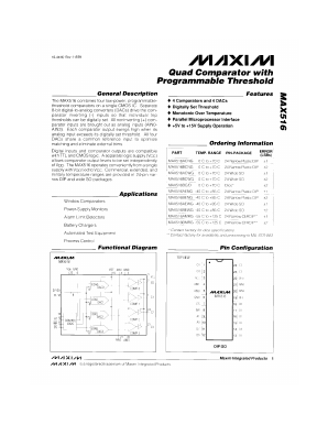 MAX516B Datasheet PDF Maxim Integrated
