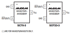 MAX6380XR44-T Datasheet PDF Maxim Integrated